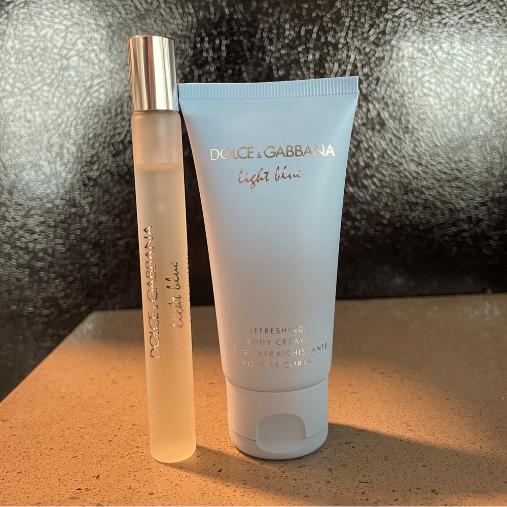 Dolce and Gabbana Body Cream and Perfume
